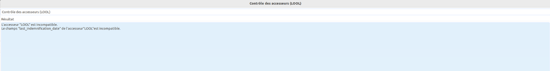Ajout d'un assistant de contrôle d'intégrité des accesseurs et contrôle à la mise à jour